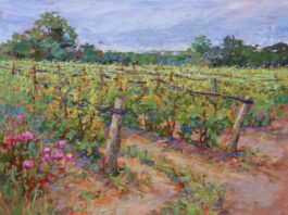 "Roses In The Vineyard" - Linda Barber